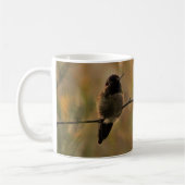 Mug Colibri Sur Branche Couleurs Chaleureuses Jaunes V (Gauche)