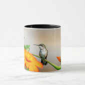 Mug Colibri sur un plante à fleurs (Centre)