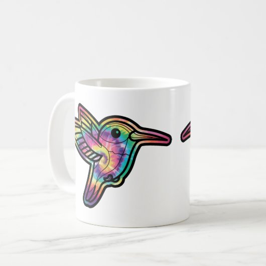 Mug Colibri Tie-Dye (Devant gauche)