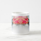 Mug Colibri volant avec fleur Aquarelle - 01 (Centre)