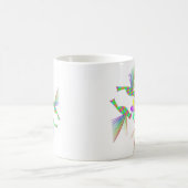 Mug Colibris Arc-En-Ciel Embrasser Une Fleur (Centre)