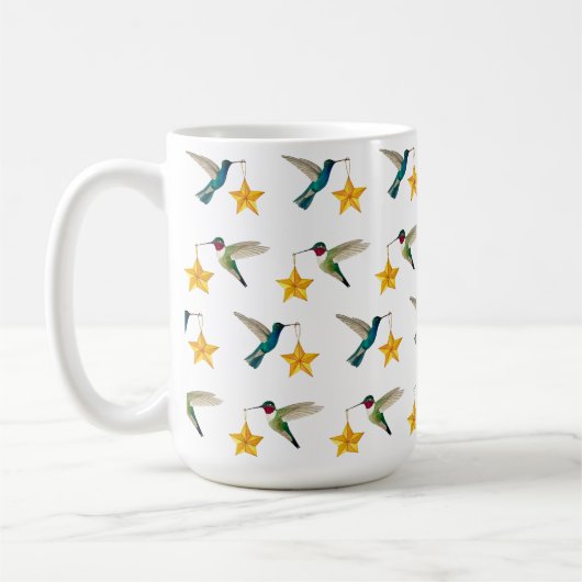 Mug Colibris et étoiles (Gauche)