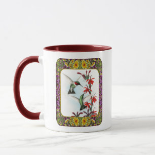 Mug Colibris et Fleurs #5