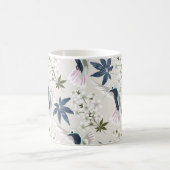 Mug Colibris et fleurs blanches. (Centre)