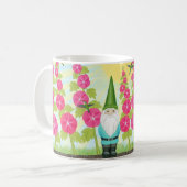 Mug colibris, hollyhocs & gnomes (Devant gauche)