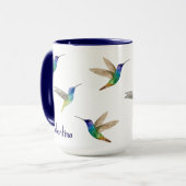 Mug Colibris personnalisés (Devant gauche)