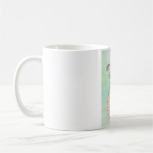 Mug Colin de Californie art de l'oiseau à l'aquarelle