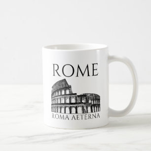Mug Colisée de Rome antique, Voyage romain historique