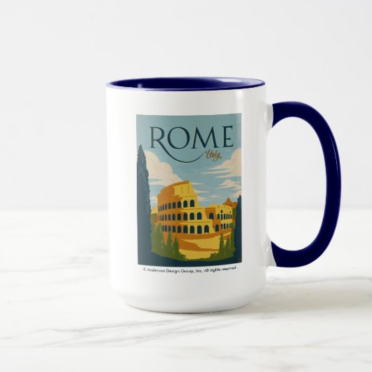 Mug Colisée de Rome, Italie (Droite)