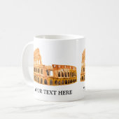 Mug Colisée Rome, Italie Design personnalisé (Devant gauche)
