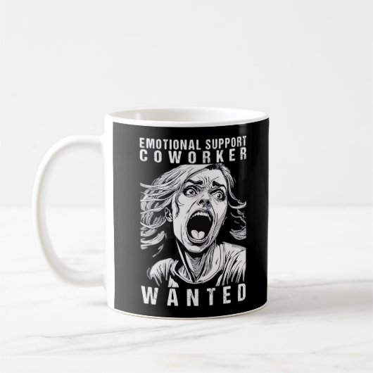 Mug Collaborateur d'aide émotionnelle - Employé de bur (Gauche)