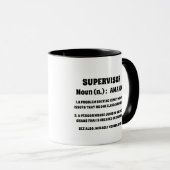 Mug Collaborateur du bureau de définition du supervise (Devant droit)
