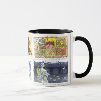 Mug Collage 1 d'Allemand-Timbres