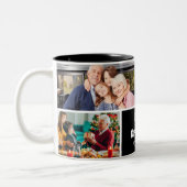 Mug Collage 4 Photos Moderne Premier Papi (Gauche)