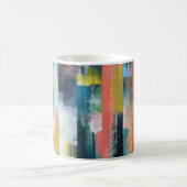 Mug Collage abstrait coloré.  (Centre)