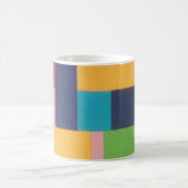 Mug Collage abstrait géométrique multicolore (Centre)