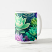 Mug Collage Aloe Vera et Succulents (Devant droit)