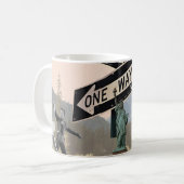 Mug Collage Américain de Style Rétro (Devant gauche)