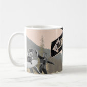Mug Collage Américain de Style Rétro (Gauche)