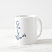 Mug Collage Ancre nautique (Devant droit)