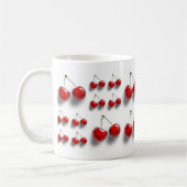 Mug collage avec des cerises (Gauche)
