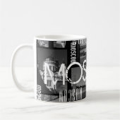 Mug Collage City Architecture de Moscou Russie (Gauche)