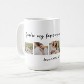 Mug Collage Couple Photo & Vous Êtes Mon Citation De L (Devant gauche)