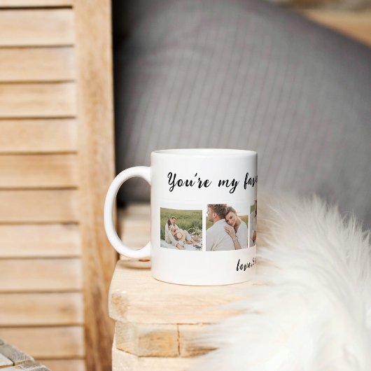 Mug Collage Couple Photo & Vous Êtes Mon Citation De L