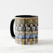 Mug Collage d'art célèbre, (Devant gauche)
