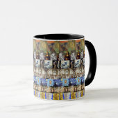 Mug Collage d'art célèbre, (Devant droit)