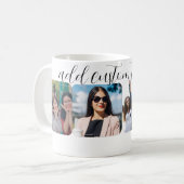 Mug Collage de 4 photos personnalisées (Devant gauche)