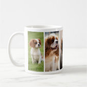 Mug Collage de 5 photos pour papa de chien (Gauche)