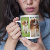 Mug Collage de 5 photos pour papa de chien