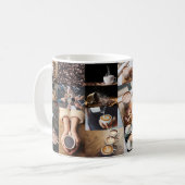Mug Collage de café (Devant gauche)