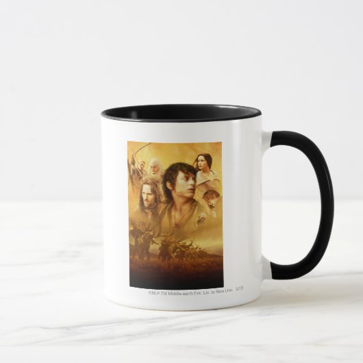 Mug Collage de caractères (Droite)