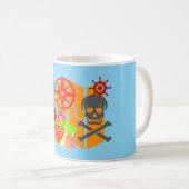 Mug Collage de chasse au trésor (Devant droit)