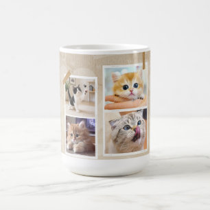 Mug Collage de chats curieux