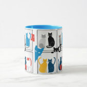Mug Collage de chats moderne (Centre)