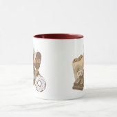 Mug Collage de chocolat chocoholique (Centre)