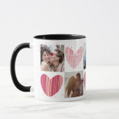 Mug Collage de coeur photo Valentine (Gauche)
