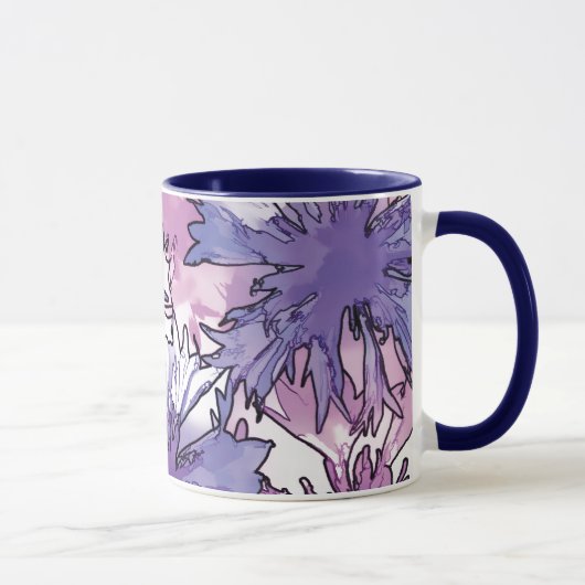 Mug Collage de Cornflower (Droite)