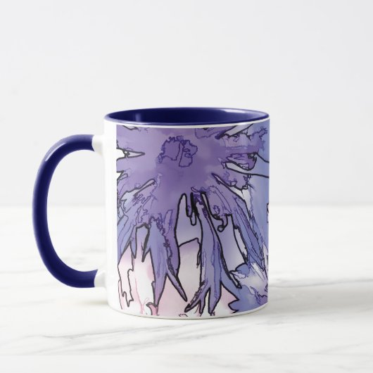 Mug Collage de Cornflower (Gauche)