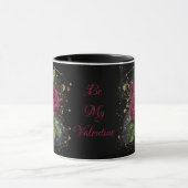 Mug Collage de filles - roses rouges du sang (Centre)