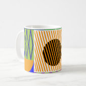 Mug Collage de forme Bauhaus (Devant gauche)