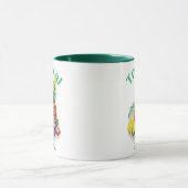 Mug Collage de fruits tropicaux sur fond blanc (Centre)