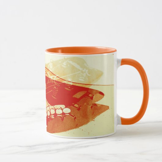 Mug Collage de guitare acoustique (Droite)