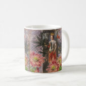 Mug Collage de la déesse céleste Vierge : Céleste vint (Devant droit)