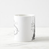 Mug collage de la tour Eiffel (Centre)