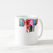 Mug Collage de l'enfant du théâtre (Devant droit)