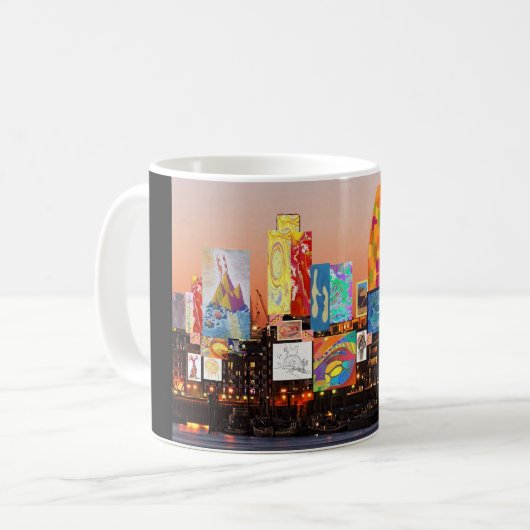 Mug Collage de London 2 (Devant gauche)